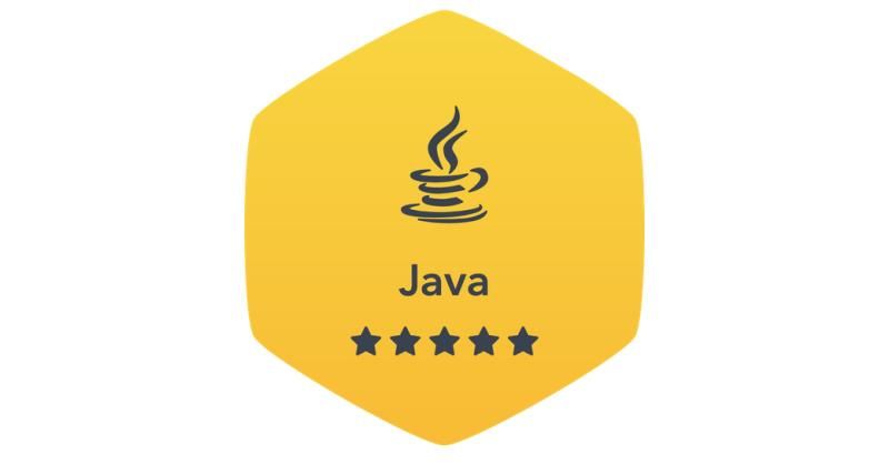 Hackerrank Java Badge